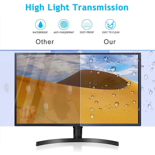 ALXDR Anti-Blue Light Screen Filter for 24-inch Monitor (for 23-24 inch) Diagonal 16:9/16:10) Desktop Monitor