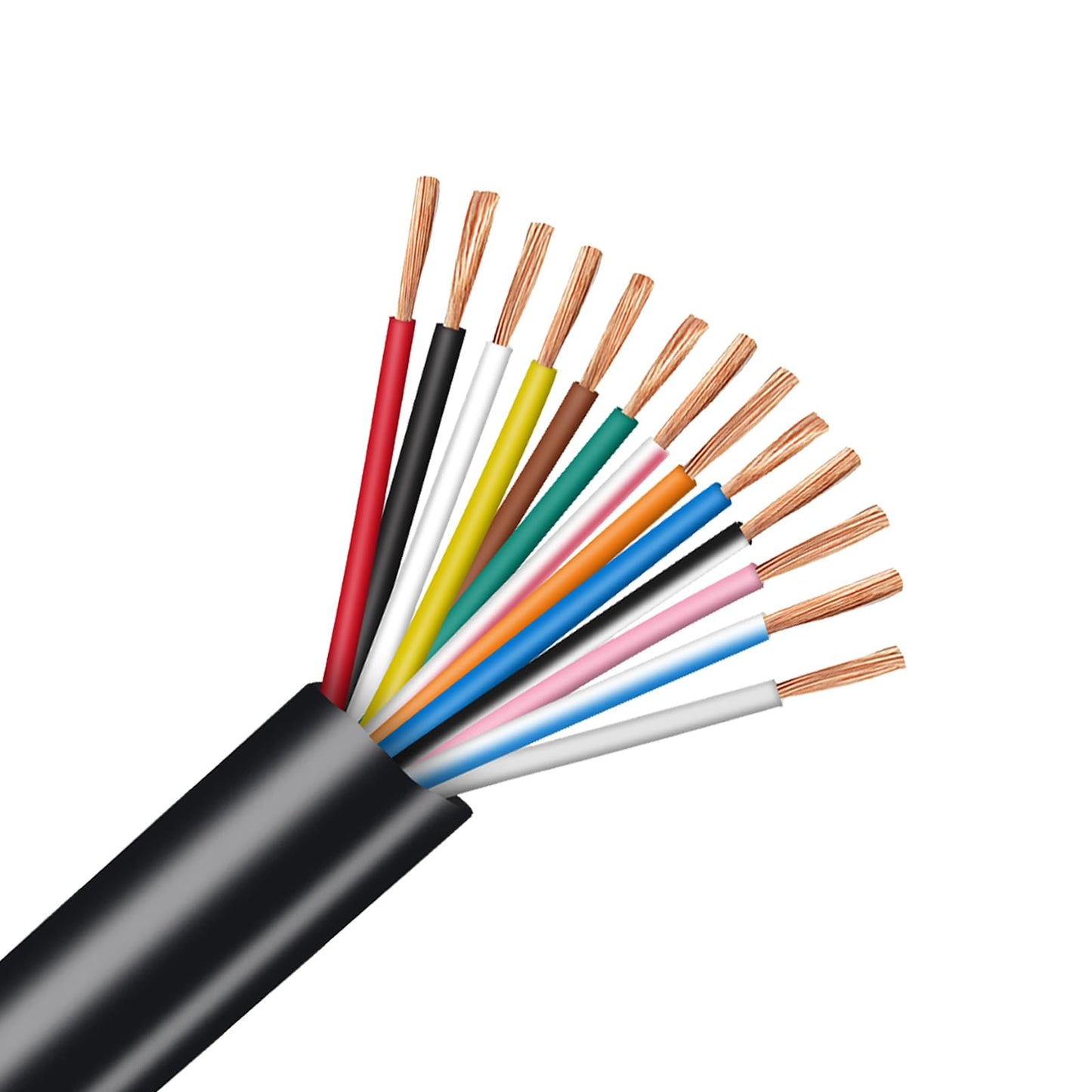 AOHEWEI 13-core cable for trailer 10m tow rope 13-core trailer cable in black for caravan truck industry