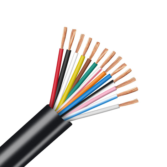 AOHEWEI 13-core cable for trailer 10m tow rope 13-core trailer cable in black for caravan truck industry