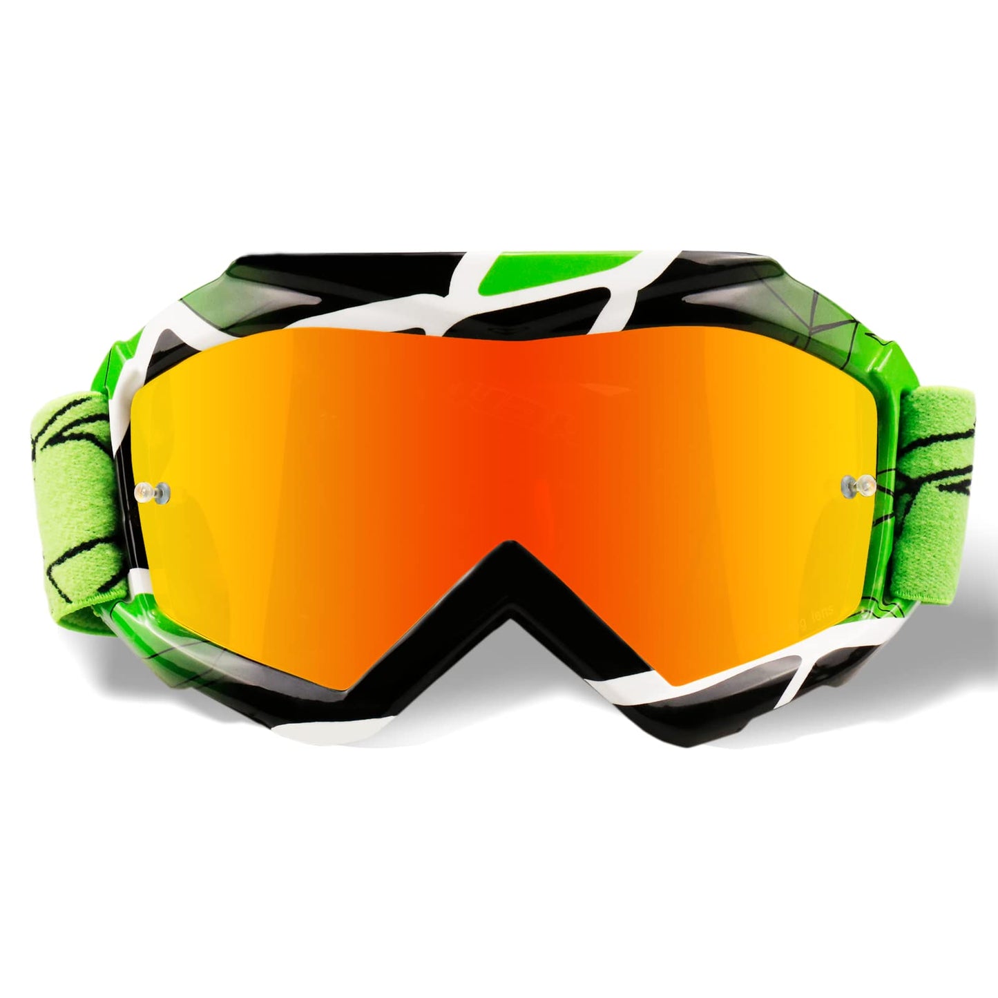 NENKI Kids Motorcycle Goggles, Dirtbike Off-Road Racing Motocross Goggles with TPU Frame and Sponge Layer, Anti-UV Protective Goggles for Children Youth aged 3-12 years.