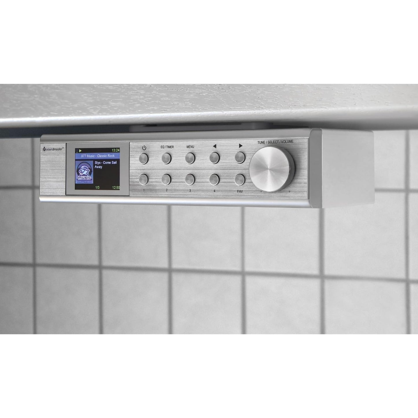 Soundmaster IR1500SI internet radio DAB+ digital radio network player UPNP Bluetooth kitchen under-cabinet radio cabinet radio