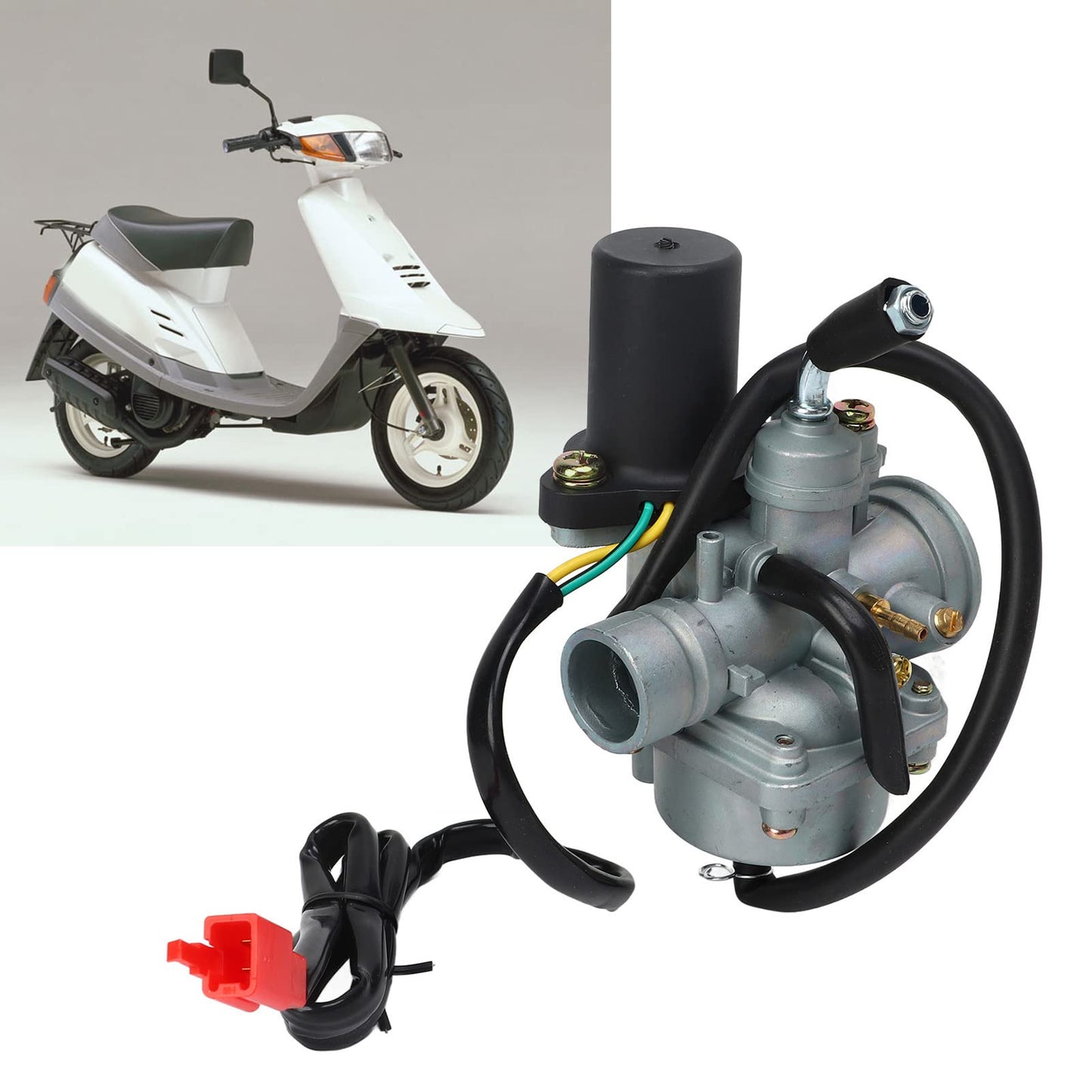 PZ19J 19mm motorcycle carburetor, replacement carburetor for Jog 50 1E40QMB 2-stroke motorcycle scooter.