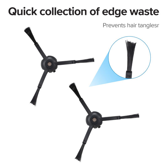 Roborock original accessory set with mopping cloths, HEPA filter, and black side brush for S7/S7 Max Ultra/S7 Maxv Ultra/S7 Pro Ultra/S8/S8+/S8 Pro Ultra robot vacuum.