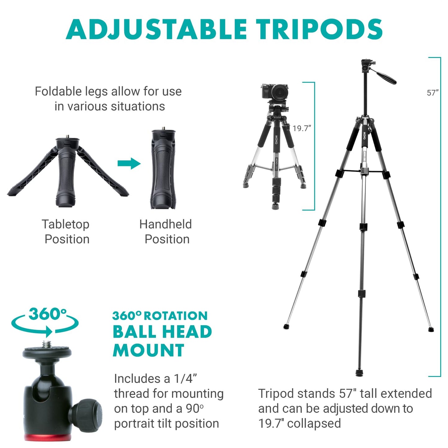 Movo iVlogger-PRO Vlogging Kit with Full Tripod for iPhone/Android – YouTube Starter Kit for Content Creators – Accessories: Phone Tripod, Phone Mount, RGB Light, and VXR10 Shotgun Microphone