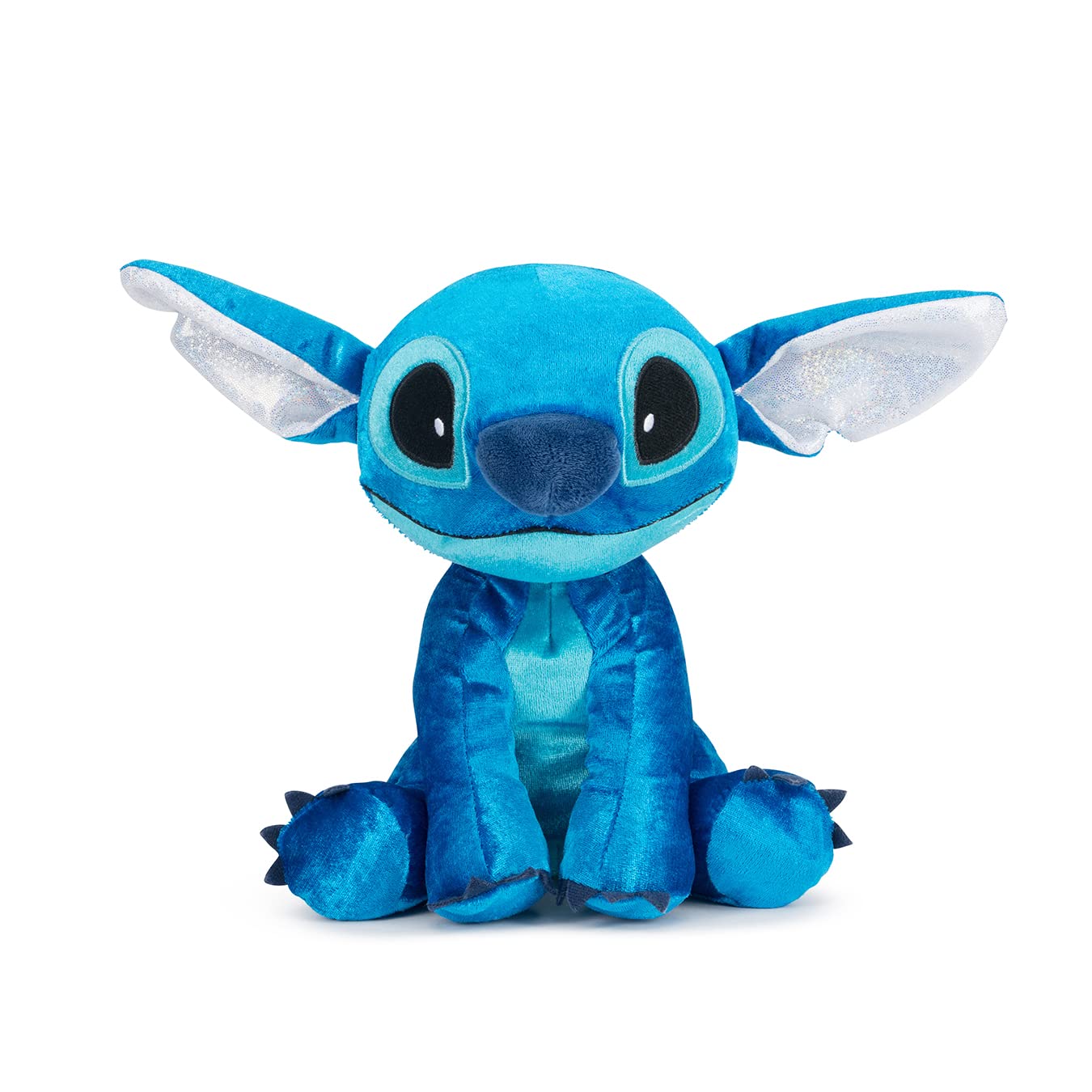 Simba 6315876954NPB - Disney Lilo and Stitch plush figure, 25cm & 6315870407X06 Disney 100 Years, Platinum Stitch, 25cm plush toy, anniversary item, suitable from the first months of life.
