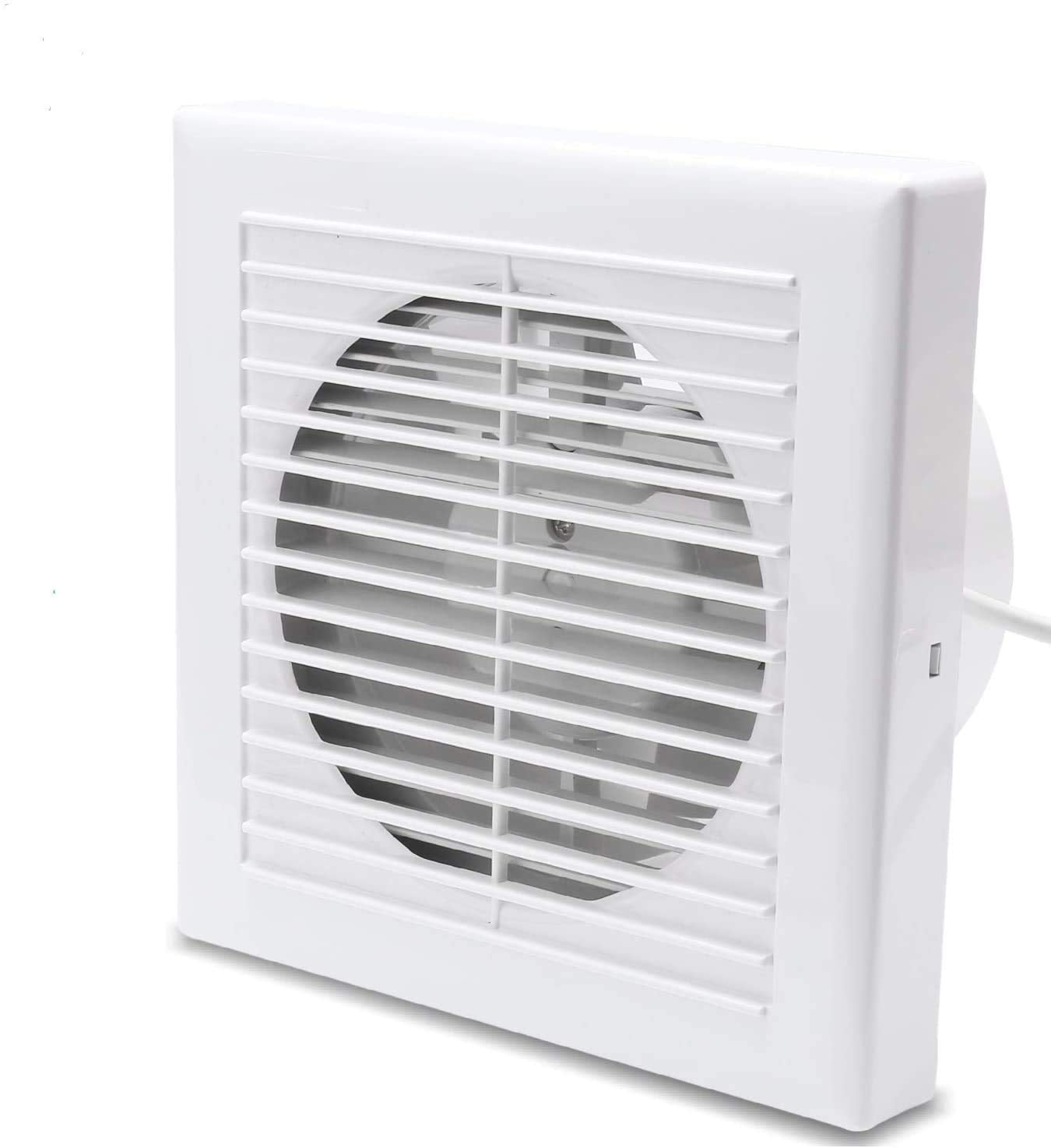 Randaco bathroom extractor fan Ø 100mm wall ventilator, kitchen toilet bathroom exhaust fan, quiet operation white ventilator.