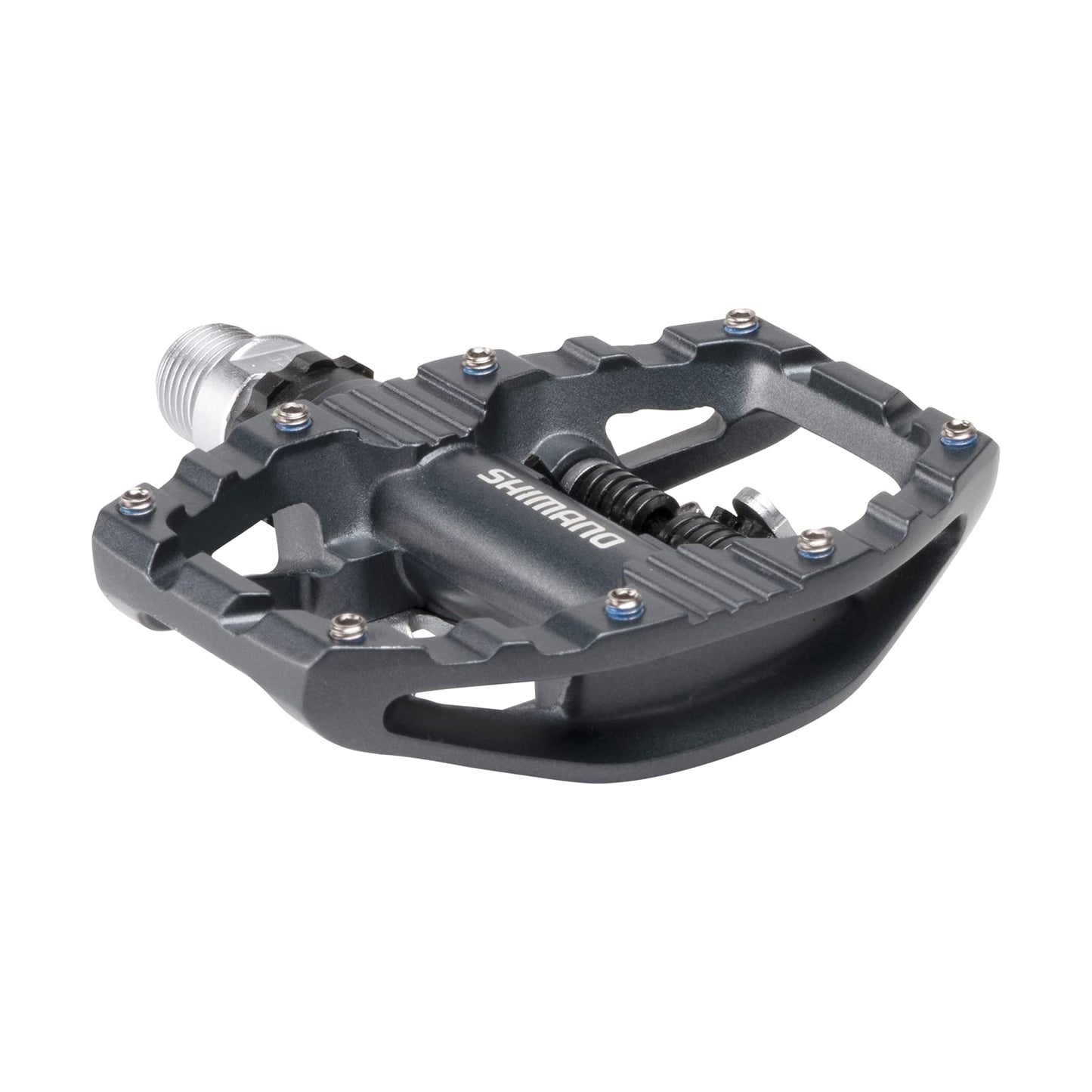 Shimano PD-EH500, SPD bike pedals, cleats set included, mountain bike, two-sided platform, metal