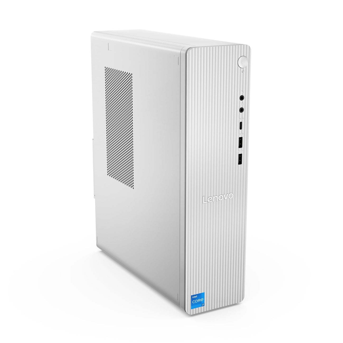 Lenovo IdeaCentre Tower Desktop PC 8L | Intel Core i3-14100 | 8GB RAM | 512GB SSD | Intel Graphics | Windows 11 Home | grey | QWERTZ | 3 months Premium Care