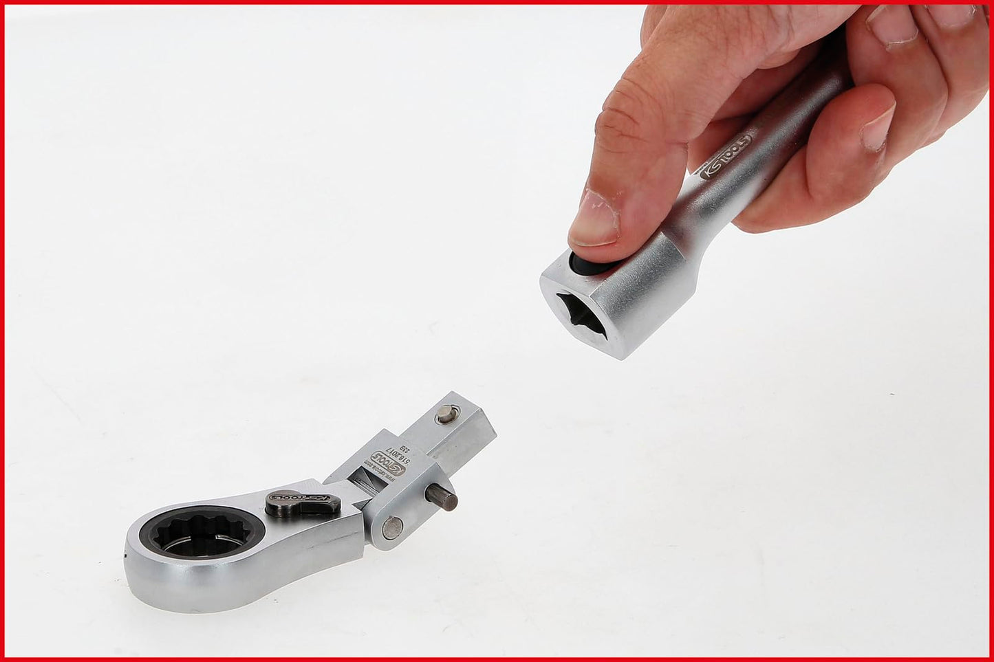 KS Tools 518.0320 Brake Bleeder Wrench Set for VAG, 11-piece