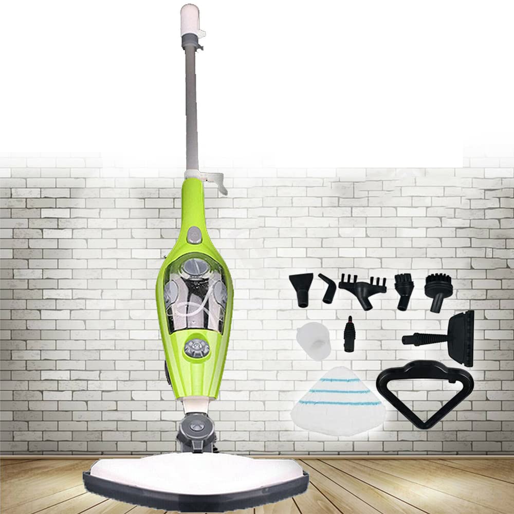 10-in-1 Steam & Clean vacuum and steam cleaner, 1500W steam mop, 350ml water tank capacity, 11 accessories, Kills and eliminates 99.9%* of viruses, germs, and bacteria.