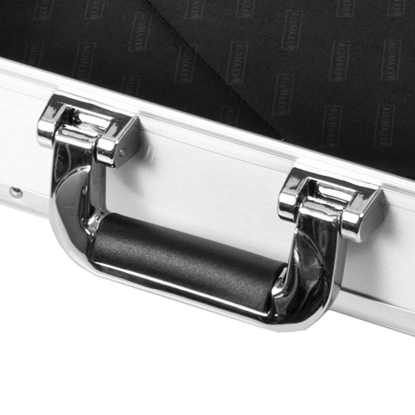 ALUMAXX 45114 Attaché case TAURUS, aluminum briefcase, business case, document case, aluminum case approx. 46 cm, Silver, 46 x 34 x 16 cm
