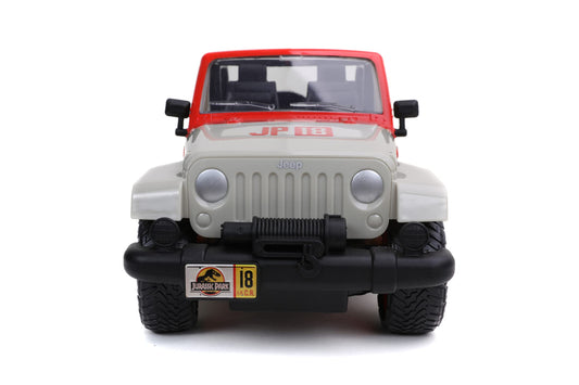 Jurassic Park RC Jeep Wrangler 1:16, RC car, RC toy, RC car for children, known from the movie series.