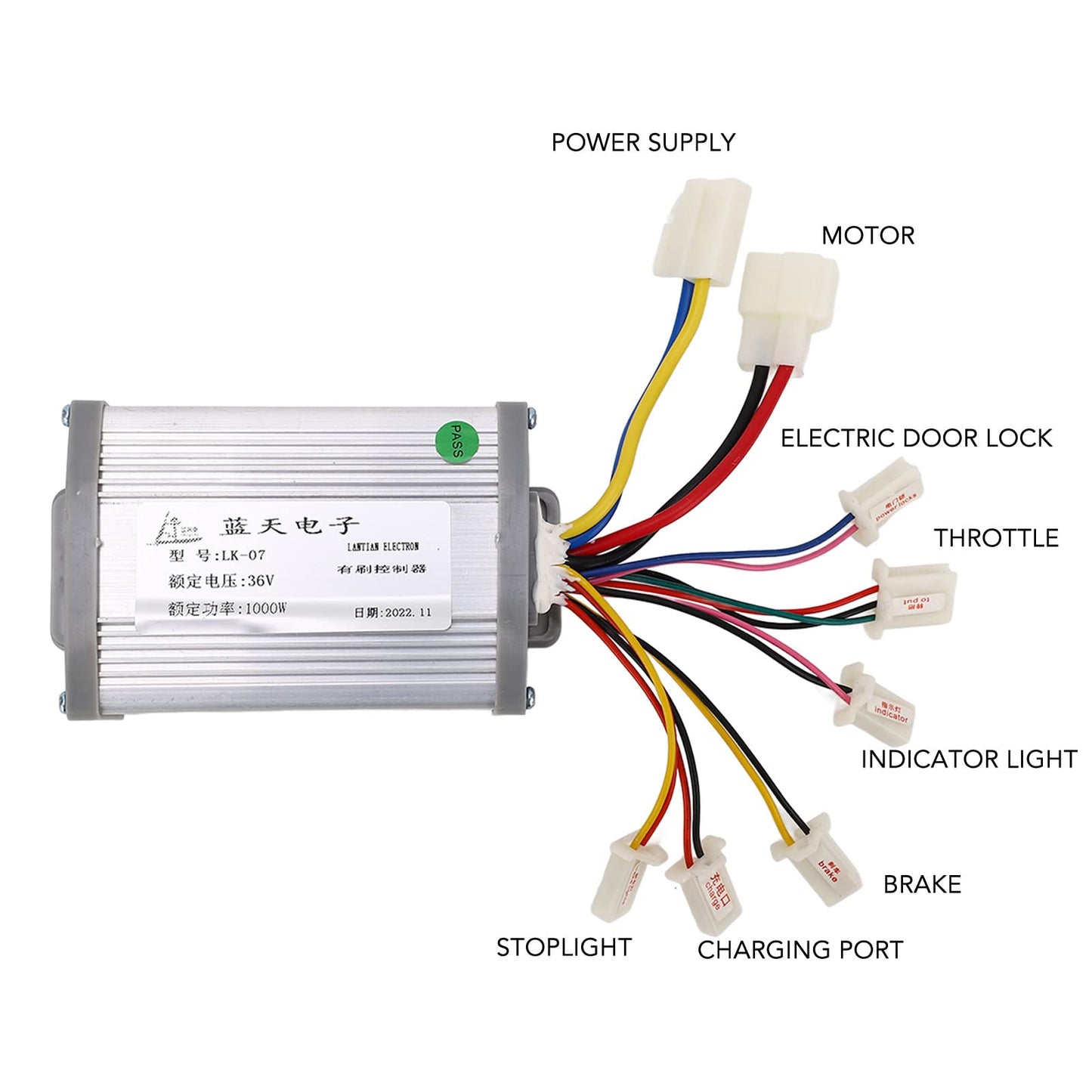 Maybe 36V 1000W motor control throttle kit for electric bicycle modification kit.