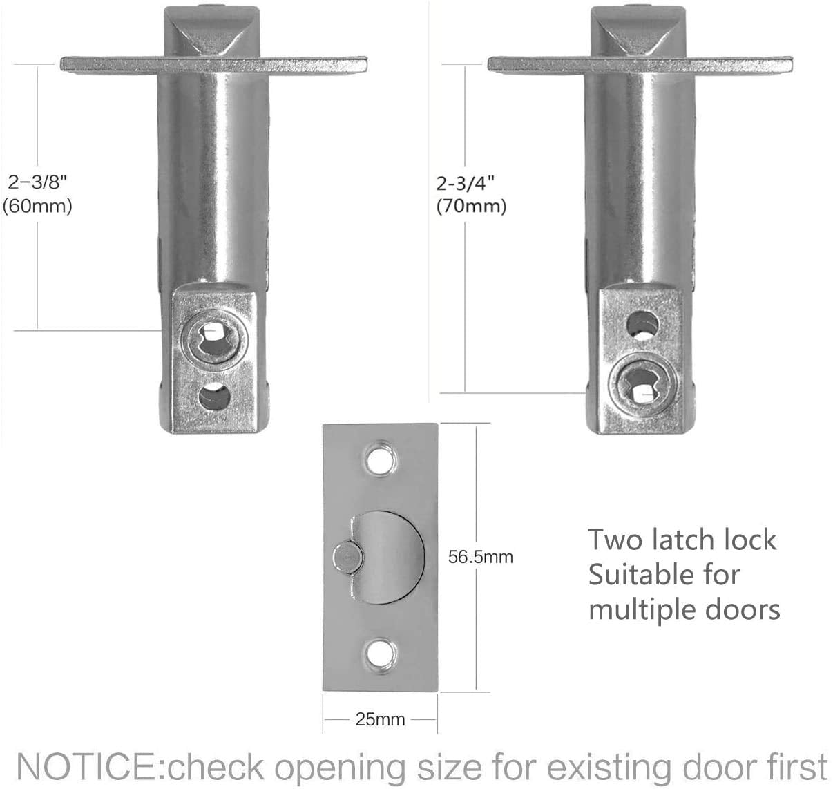 Spotact keyless door lock with mechanical code lock retro style 6-password lock suitable for garage, hotel, office, studio, warehouses.