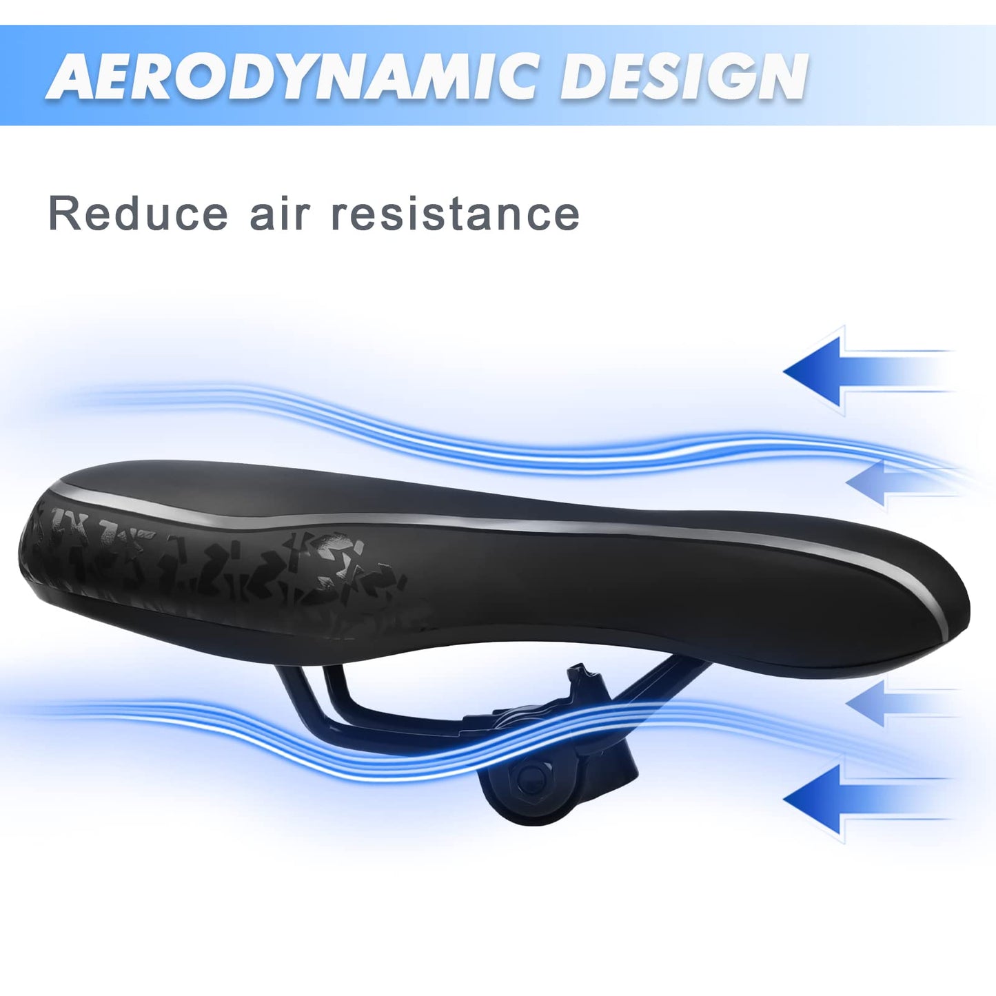 Comfortable men's bicycle saddle, gel MTB saddle for men & women, bike seats with waterproof cover hollow road bike saddle mountain bike accessory.