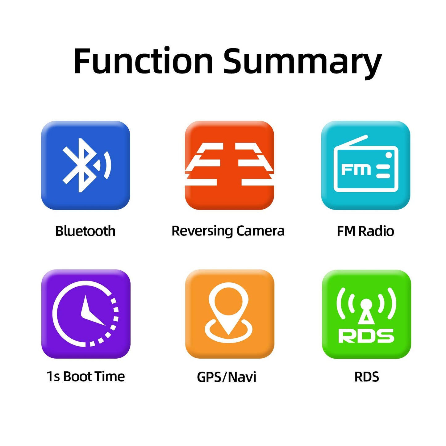 JOYX Wince 6.0 car radio fits VW Passat/Golf/Skoda/Seat - GPS 2 Din - Free rear camera Canbus - 7-inch - Supports Bluetooth USB CD/DVD steering wheel control RDS - With 8GB map card.
