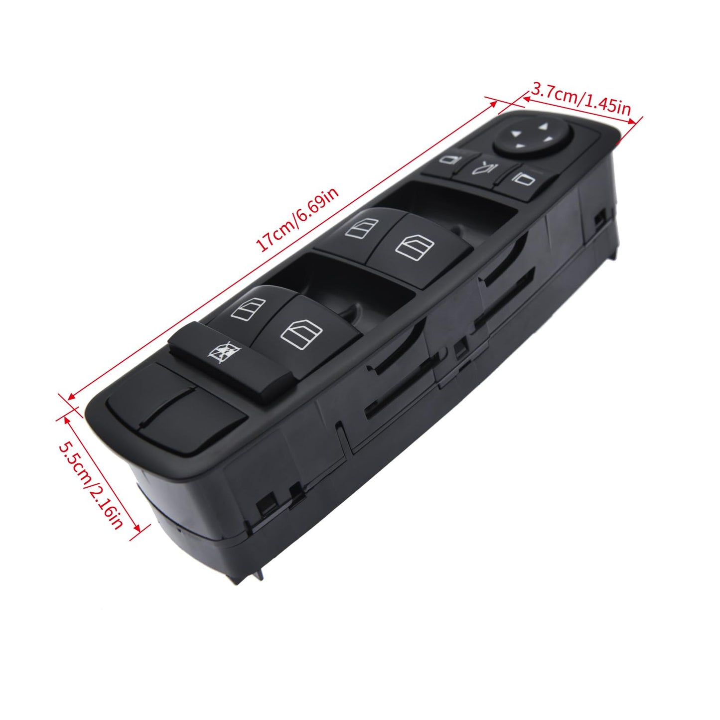 KAOLALI 2518300290 Window Lifter Switch Window Lifter compatible for Mercedes Benz W164, GL320, GL350, GL450, ML320, ML350, ML450, ML450, ML500, R320, R350