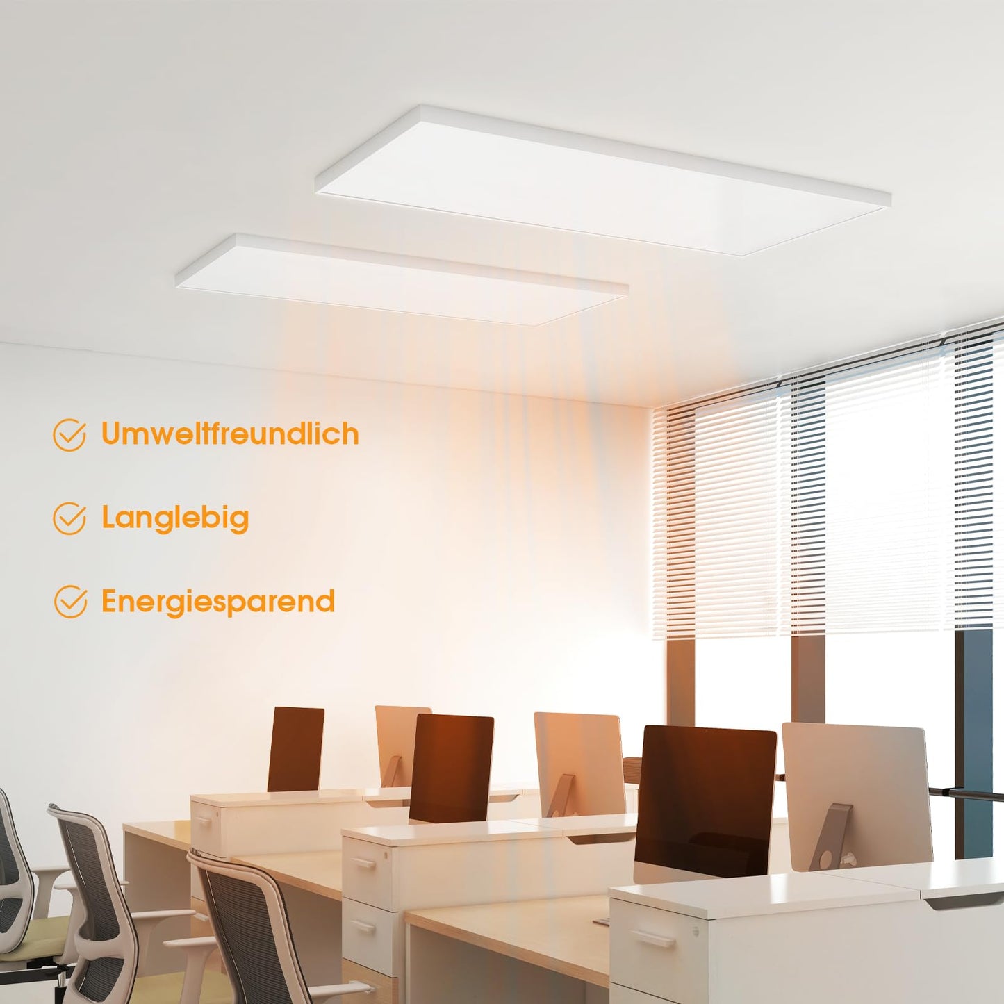 Infrared ceiling-mounted heater with thermostat 860 watts, APP remote control, ceiling heating infrared, electric heating panel radiator, overheating protection energy-saving.