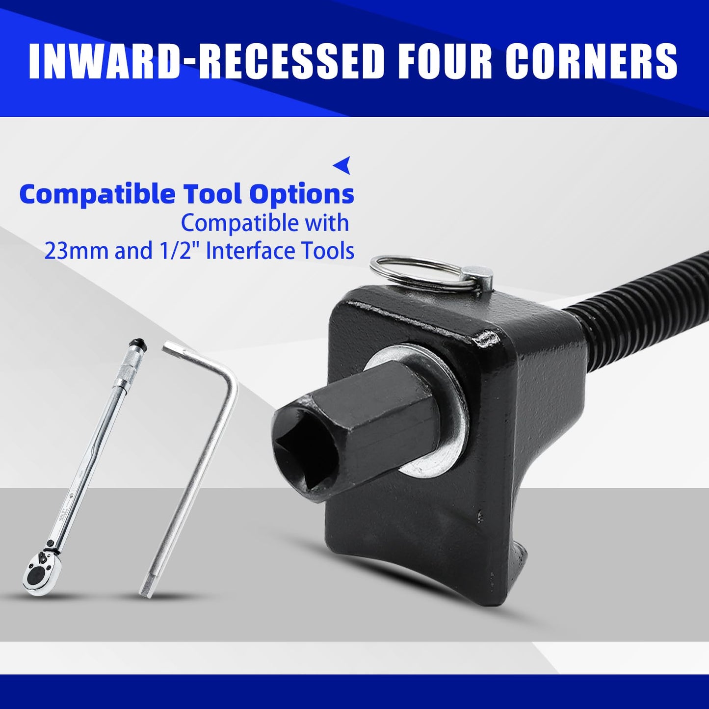 CCLIFE coil spring compressor 320mm, 2-piece professional car spring compressor tool for shock absorbers.