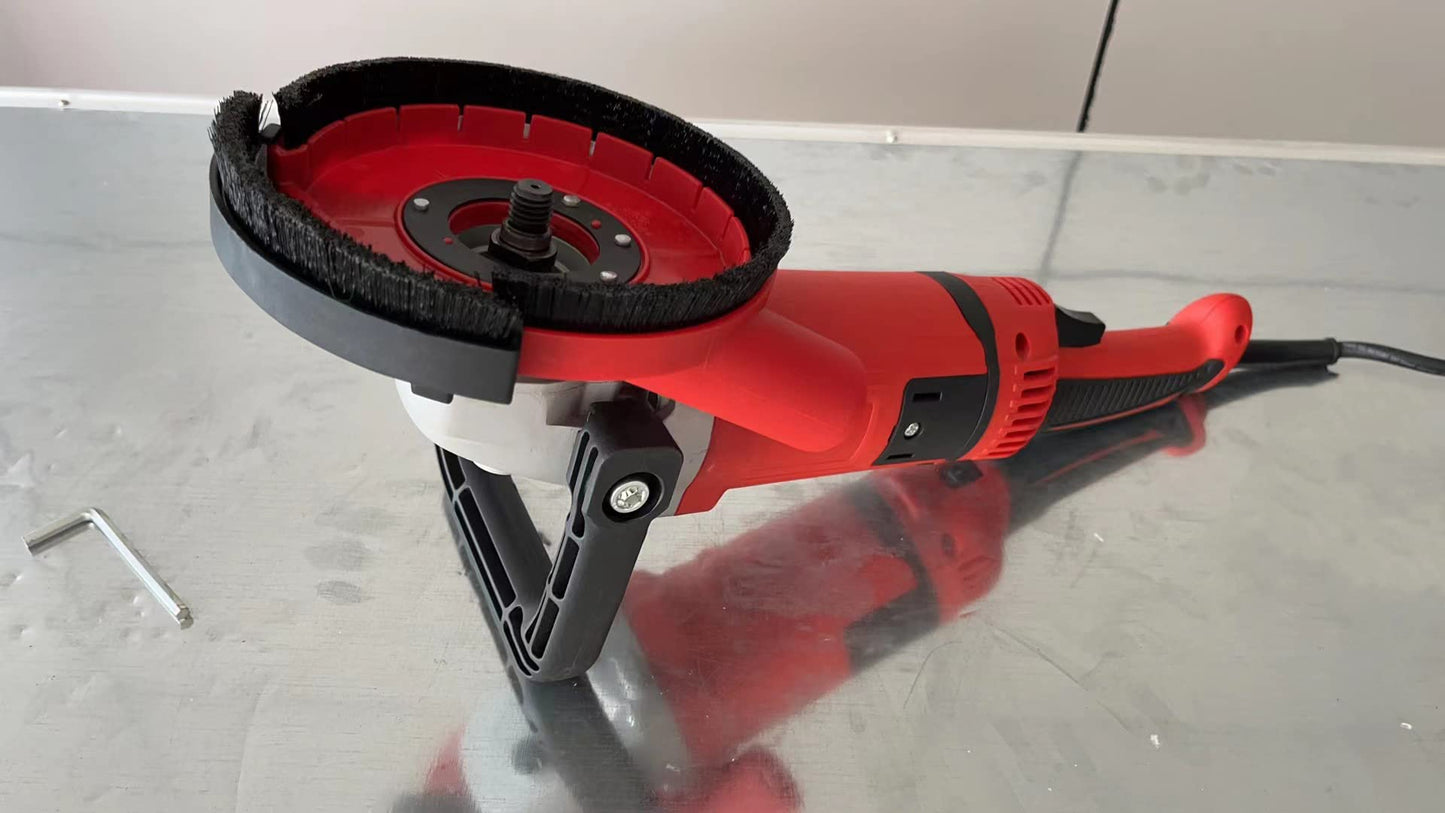 Aidelife dust extraction hood with brushes for angle grinders 115/125mm.