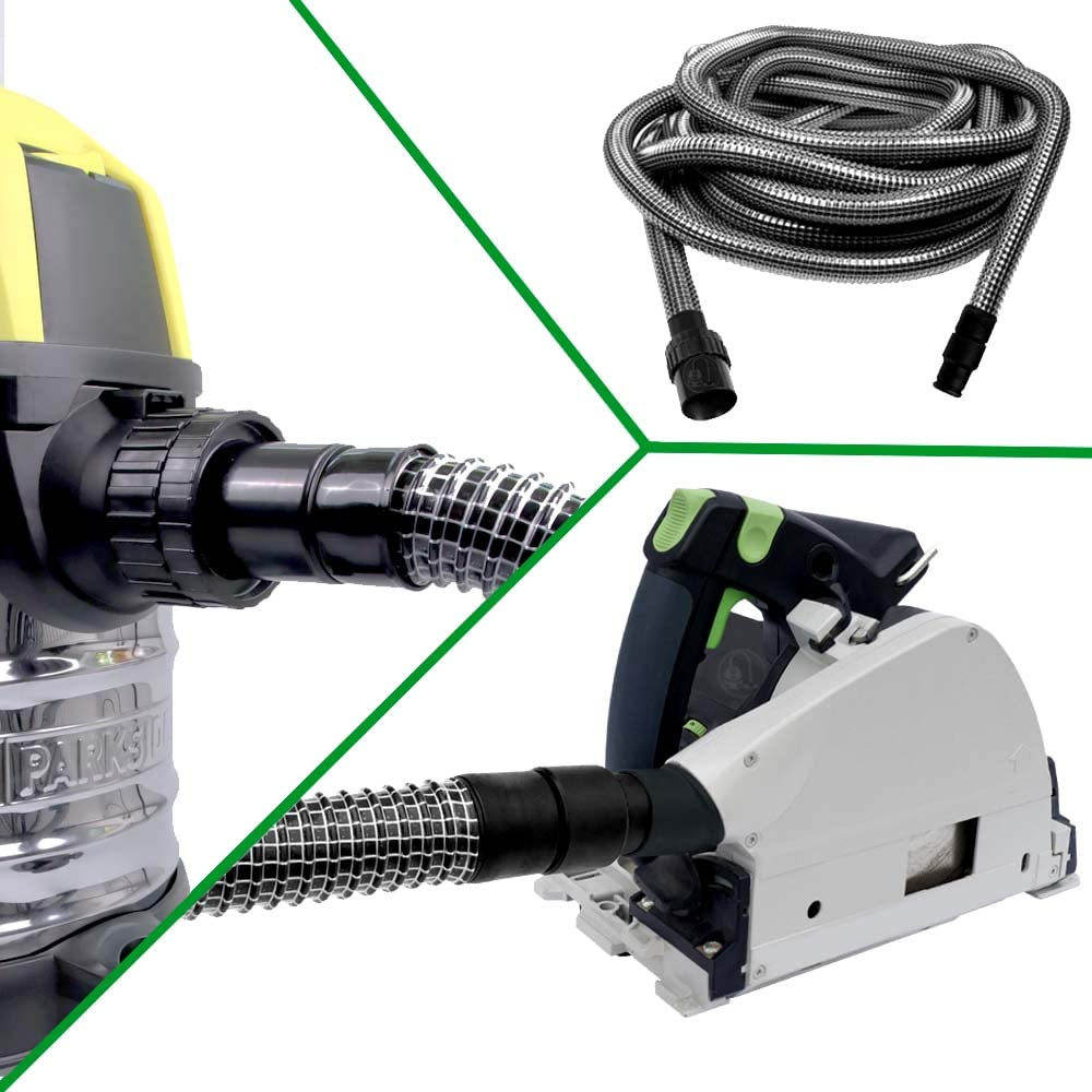 1a HOSE - Fabric hose, 10 meters long for all industrial and drum vacuum cleaners with a 58mm connection - TOP QUALITY.