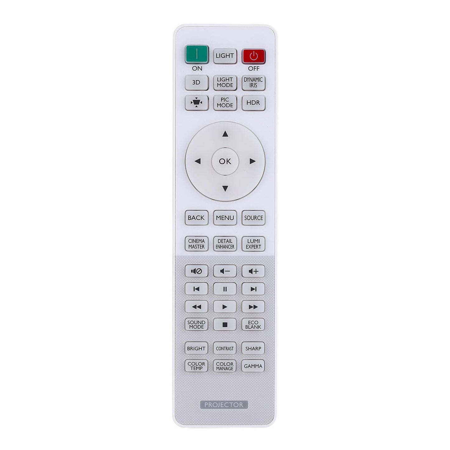 Aimdio RCV012 RCV015 remote control for BenQ W1090 TH683 W1070+ W2000 W2000+ W1110 HT1075 HT1085ST HT2150ST HT2050 MH684 TH670 W1075 W1080ST+ W1120 W3000 HT2550 W1700 TK800M projector.