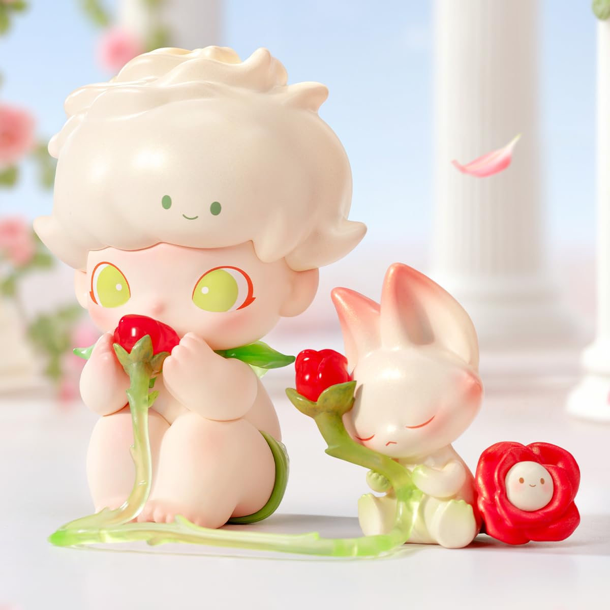 POP MART DIMOO Whisper of The Rose Figure Anime Action Figures Collectible Art Toy Toys Figurines Gift 1PC