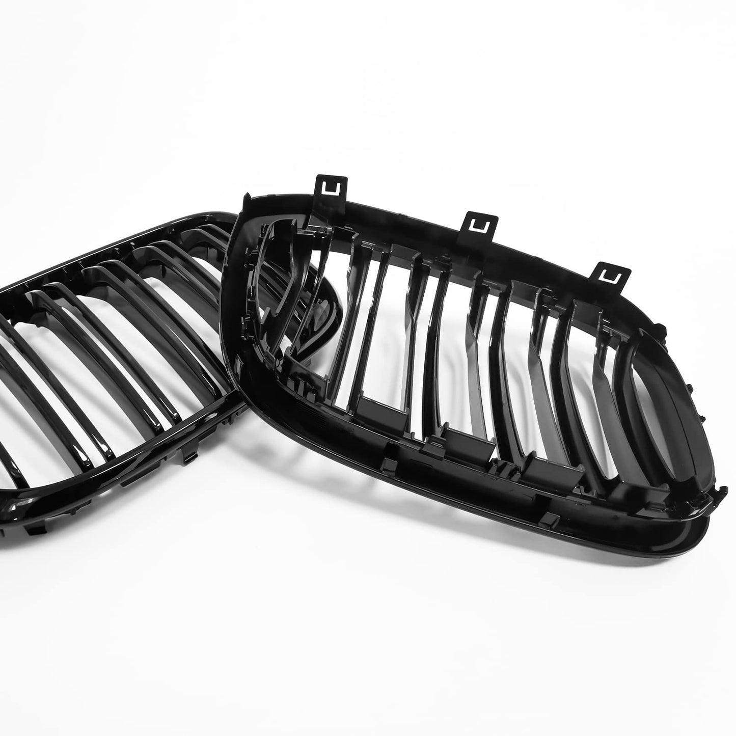 YIUBCZOQI G01 Front Grille for BMW X3 G01 2018-2021 X4 G02 2019-2021 X3 Grill x4 Gloss Black Double Slat Grill