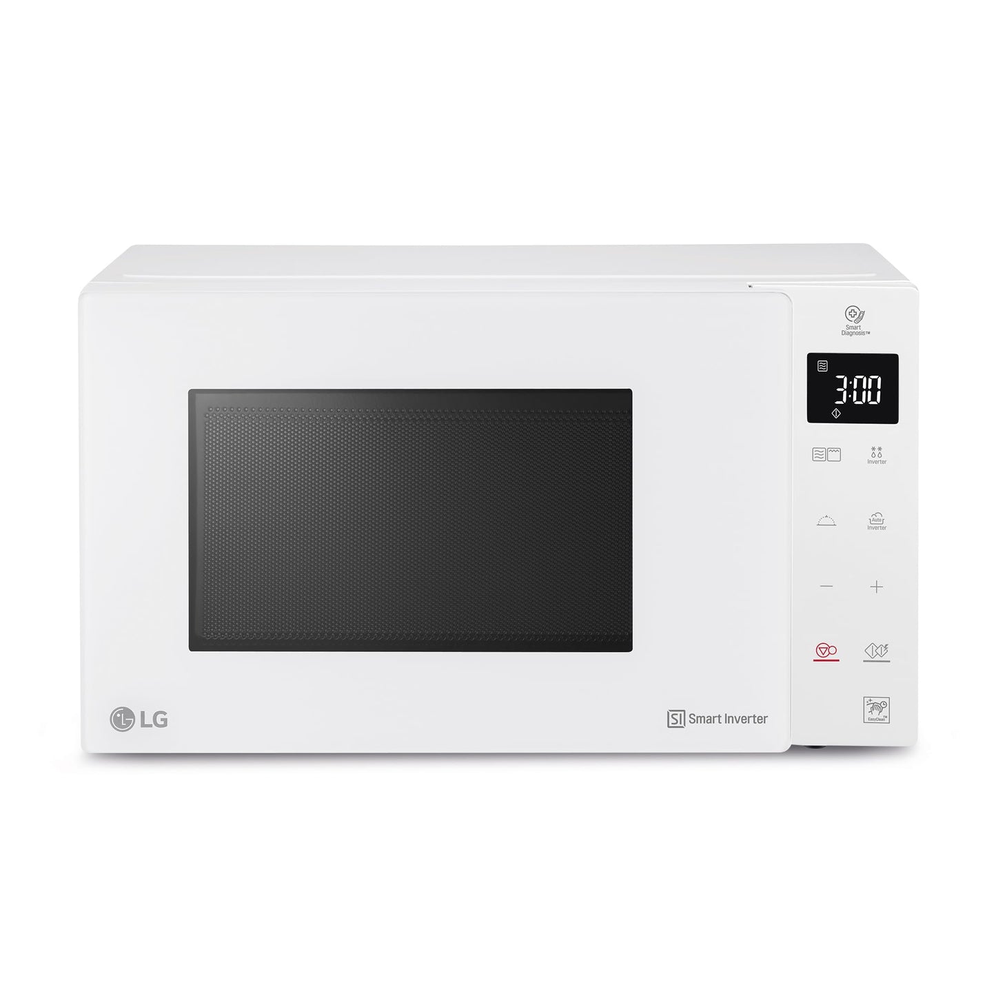 LG - Microwave, Grill, Smart Inverter White