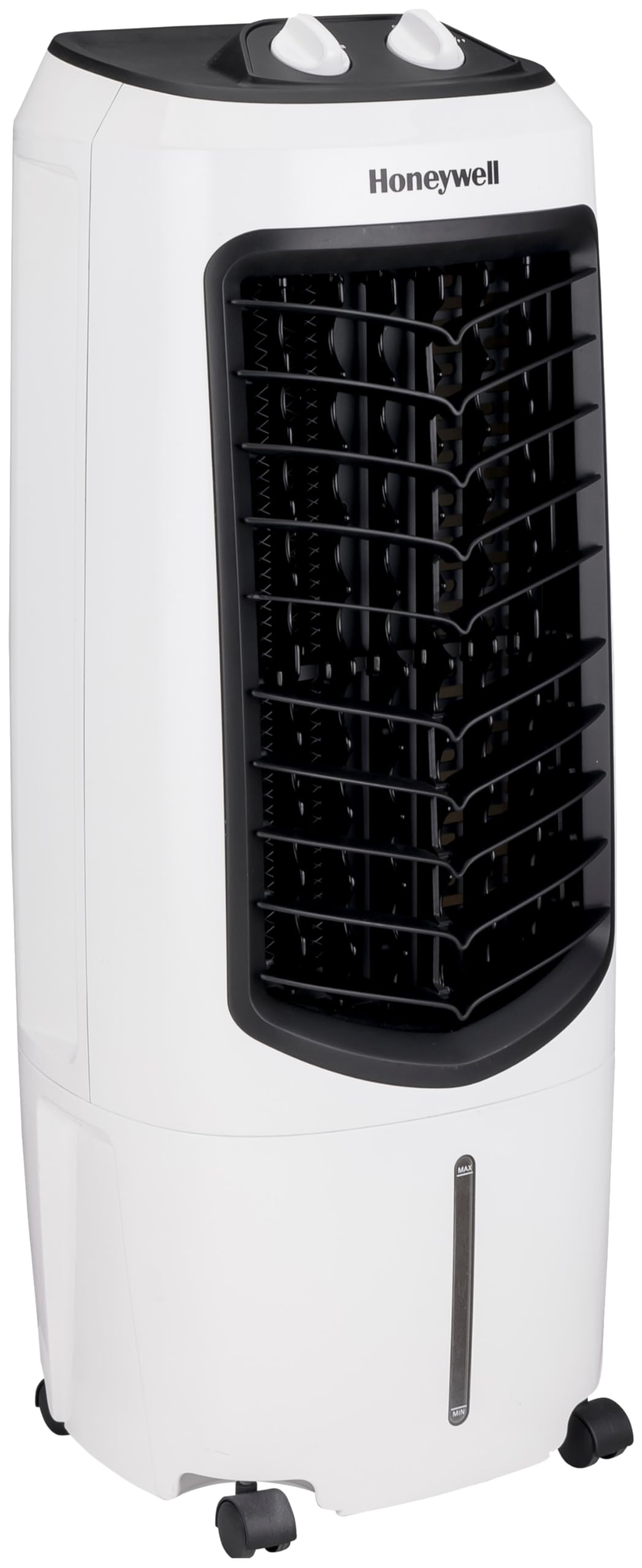 Honeywell Evaporative Air Cooler, 10 liter water tank, 3 speeds: high/medium/low, airflow: 330m³/h. TC10PM, White.