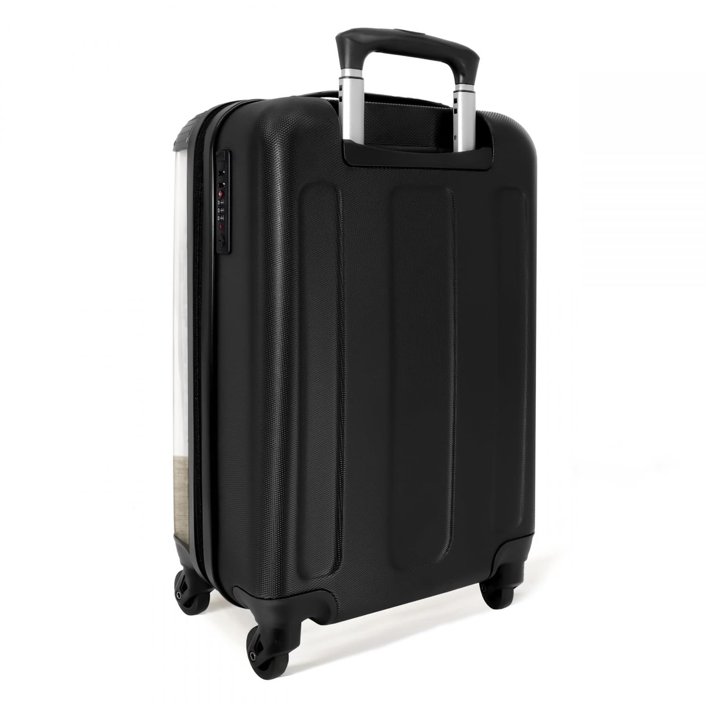 NoBoringSuitcases.com® Kids Suitcase Party Favor Birthday Gift Small Rolling Carry-on - Penguin - Gray - Animals - Kids Luggage Trolley, 55x40x20