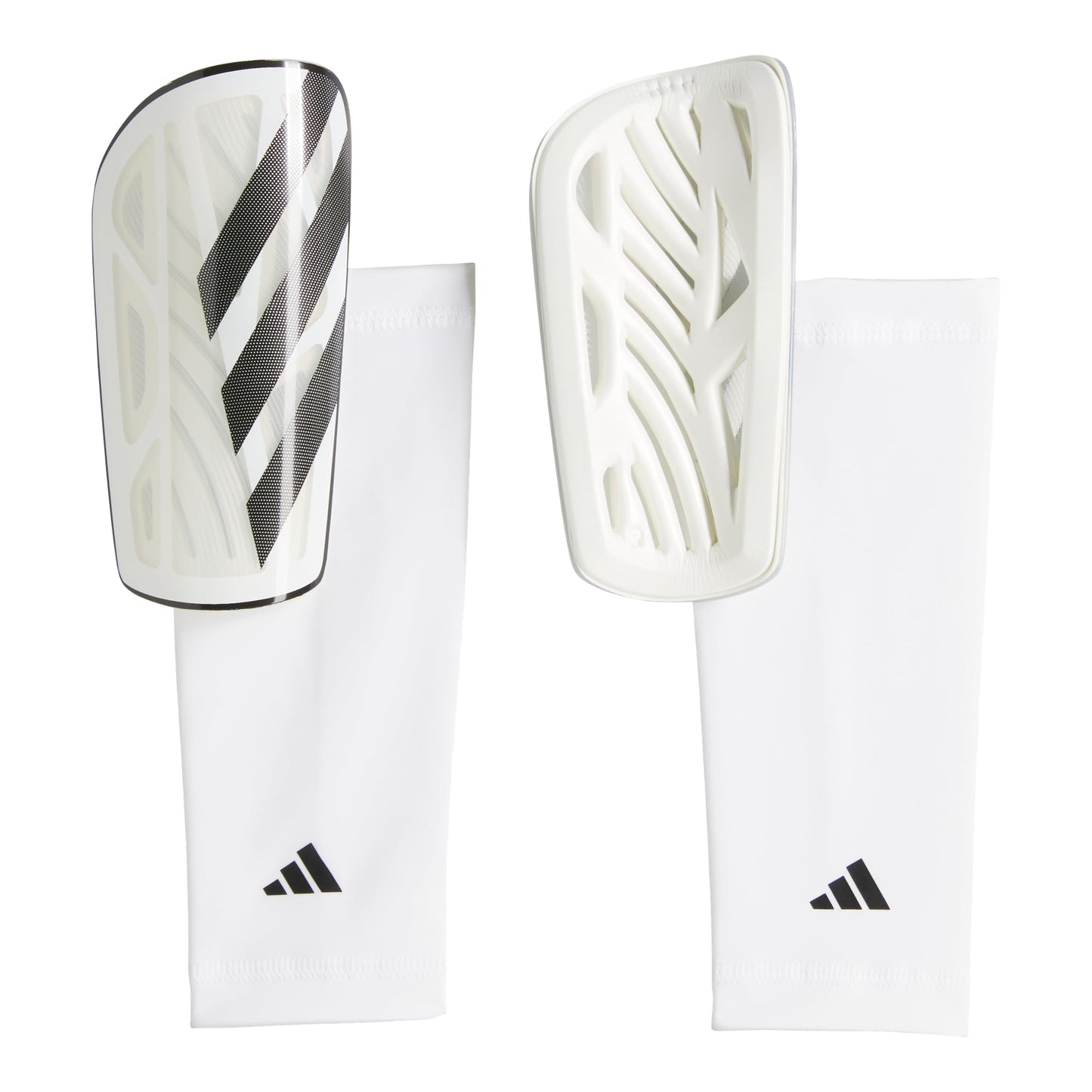 adidas Unisex TIRO SHINGUARD League White/Black/Silver Metallic, L