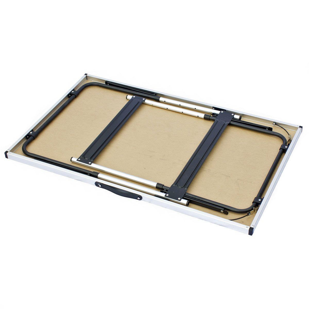 GOODS+GADGETS Folding Multifunction Table Multipurpose Camping Table Foldable Market Table Adjustable Wallpapering Table Side Table for camping in the garden for festivals markets and more.