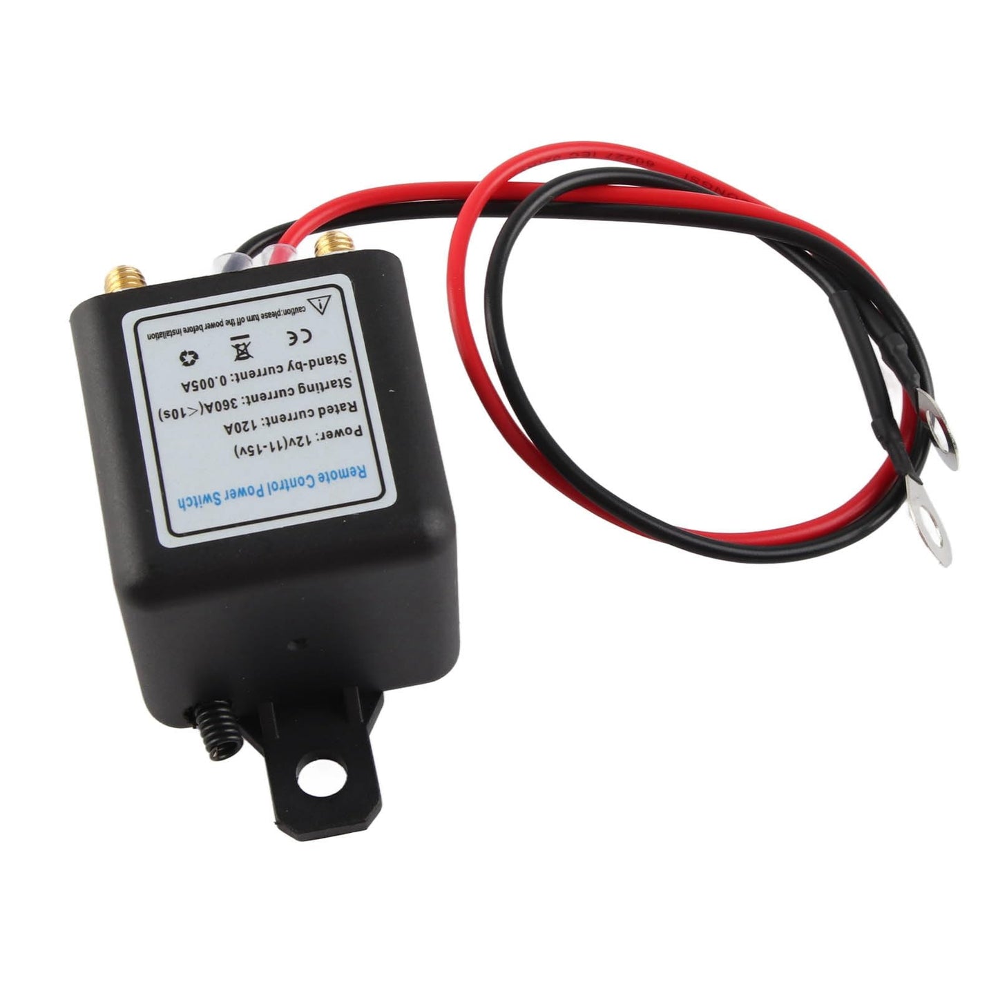 Improved Remote Battery Disconnect Switch for cars, Battery Disconnect Switch, DC12V Remote Battery Disconnect Switch Auto On Off Switch for Car (12V120A)