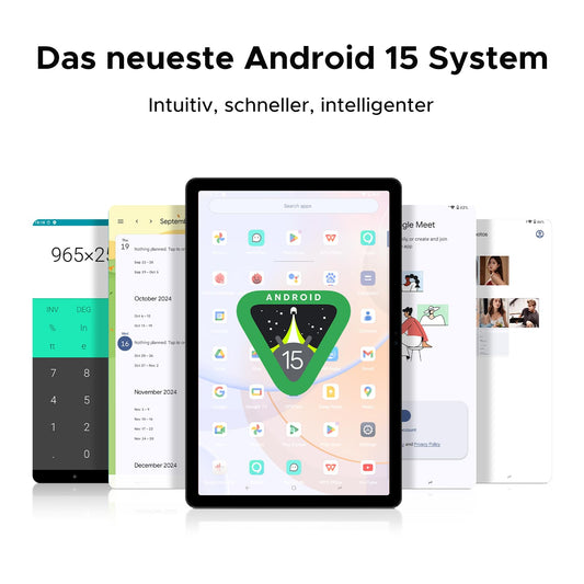 DOOGEE T36 Tablet 12-inch Android 15, 32GB+256GB/2TB TF T620 Octa-Core, 2.4K 90Hz display, 8800mAh, Gaming Tablet with SIM card slot, 4G LTE, Bluetooth 5.0+5G WiFi, Metal body - Black