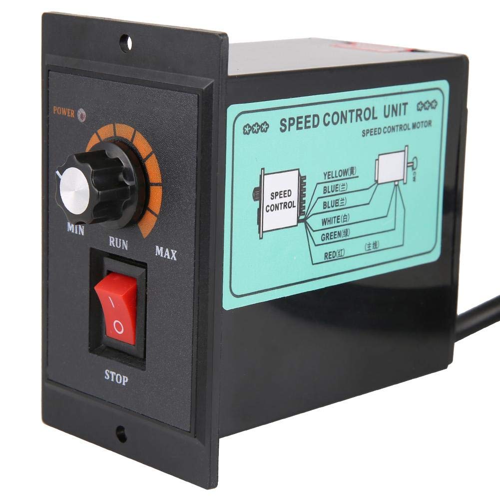 AC motor speed controller 220V 50/60Hz Single-phase Electric motor speed controller with Adjustable rotary switch (500W)