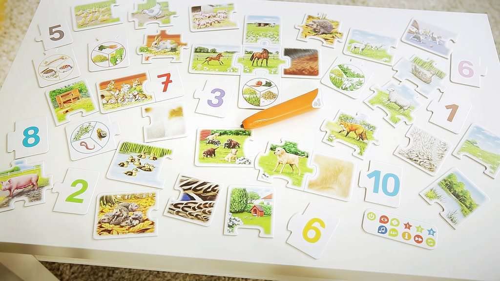 Ravensburger tiptoi 00776 - All My Animals - Game for ages 3 and up - Playfully learn numbers 1 to 10 with the help of local animals, Yellow