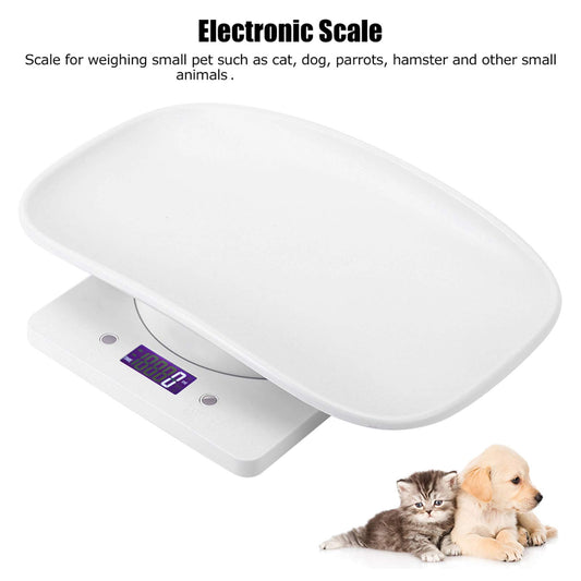 10 kg/1 g Digital LCD display for weighing infants with a toddler scale and non-slip pad for cats dogs measuring device electronic kitchen scale