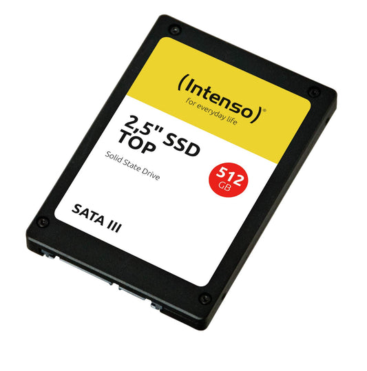 Intenso Internal 2.5" SSD SATA III Top, 512GB, 550MB/s, Black