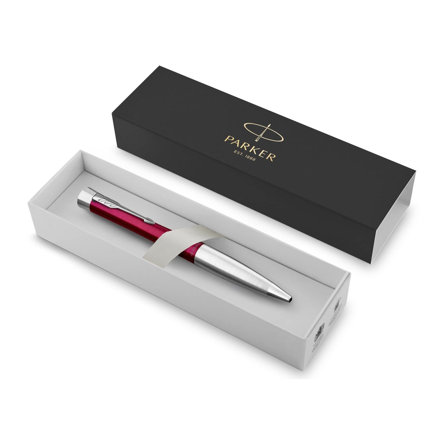 Parker Urban Twist Ballpoint Pen | Magenta with chrome trims | includes blue ink refill cartridge | gift boxed