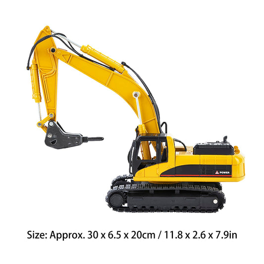 VGEBY1 Excavator Toy for Kids, Construction Vehicles Assembly Construction Model Car 1:50 Alloy Engineering Building Vehicle