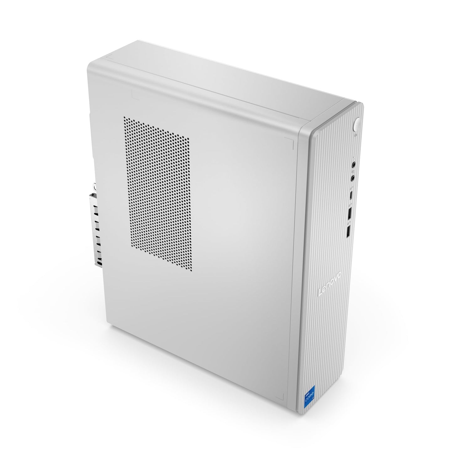 Lenovo IdeaCentre Tower Desktop PC 8L | Intel Core i3-14100 | 8GB RAM | 512GB SSD | Intel Graphics | Windows 11 Home | grey | QWERTZ | 3 months Premium Care