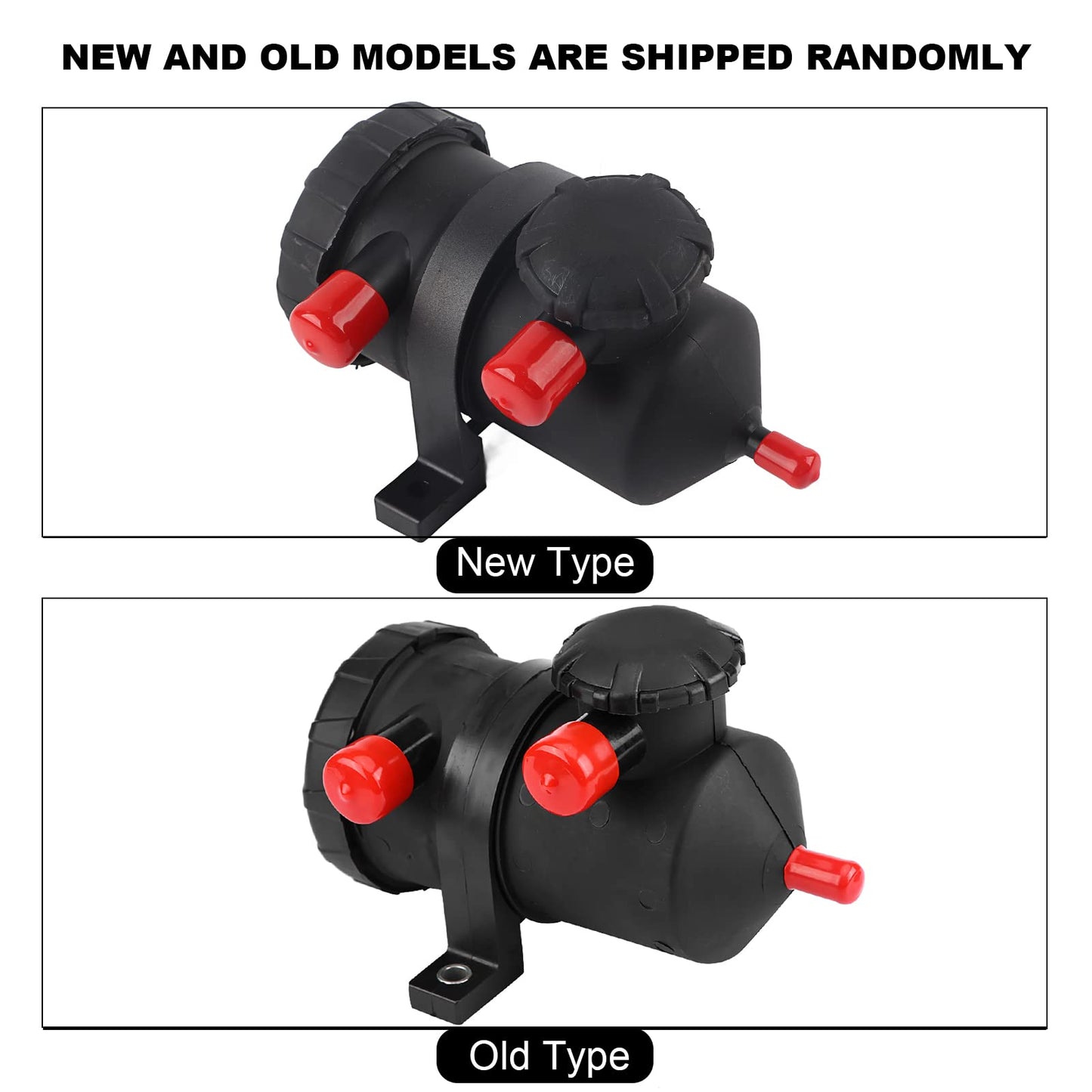 Reminnbor Universal Oil Air Separator 3931030955 - Oil sump made of ABS plastic and stainless steel - Black-silver - Universal for vehicles with motor oil