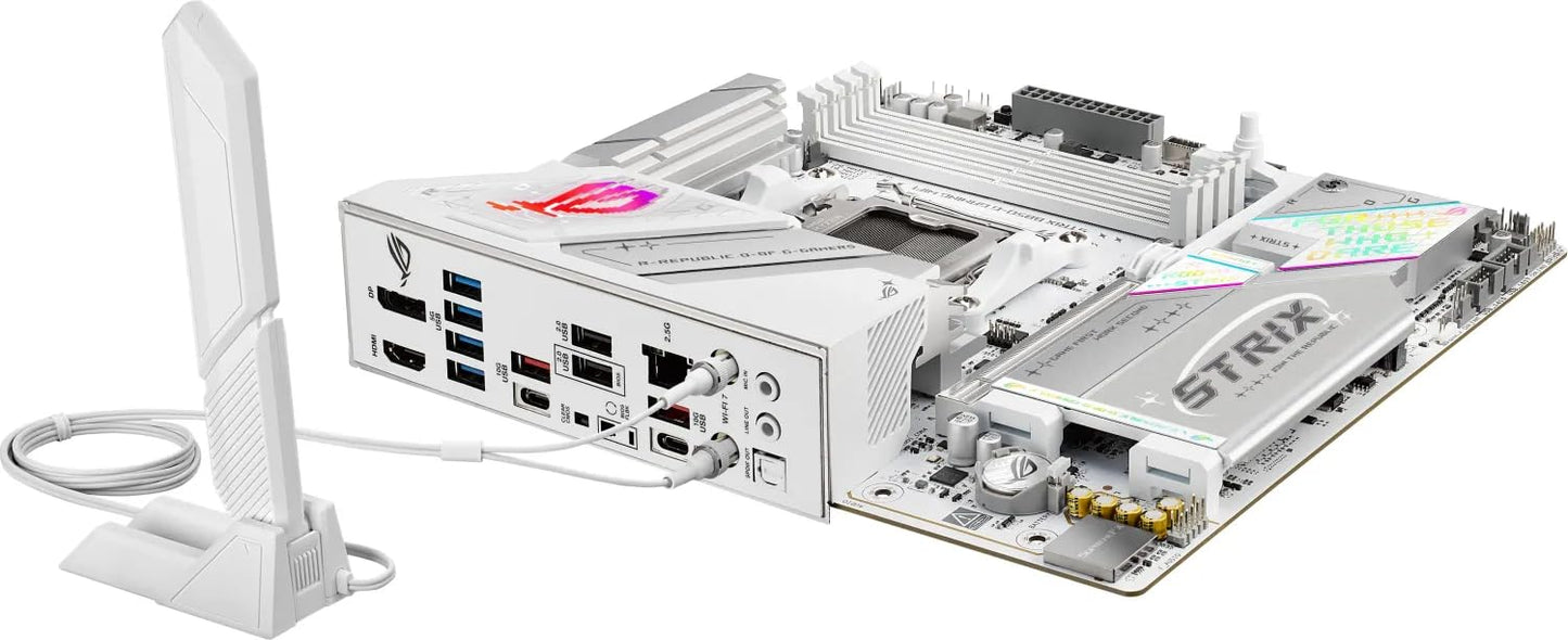ASUS ROG Strix B850-G Gaming WiFi motherboard for AMD AM5 socket (mATX, DDR5 memory, 4X M.2, PCIe 5.0, WiFi 7, Aura Sync)