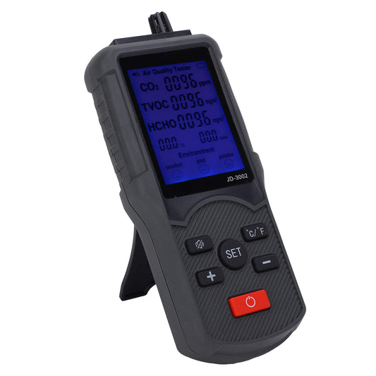 Air quality monitor CO2 detector TVOC temperature-humidity detector industrial testing equipment JD-3002 professional indoor and outdoor meter