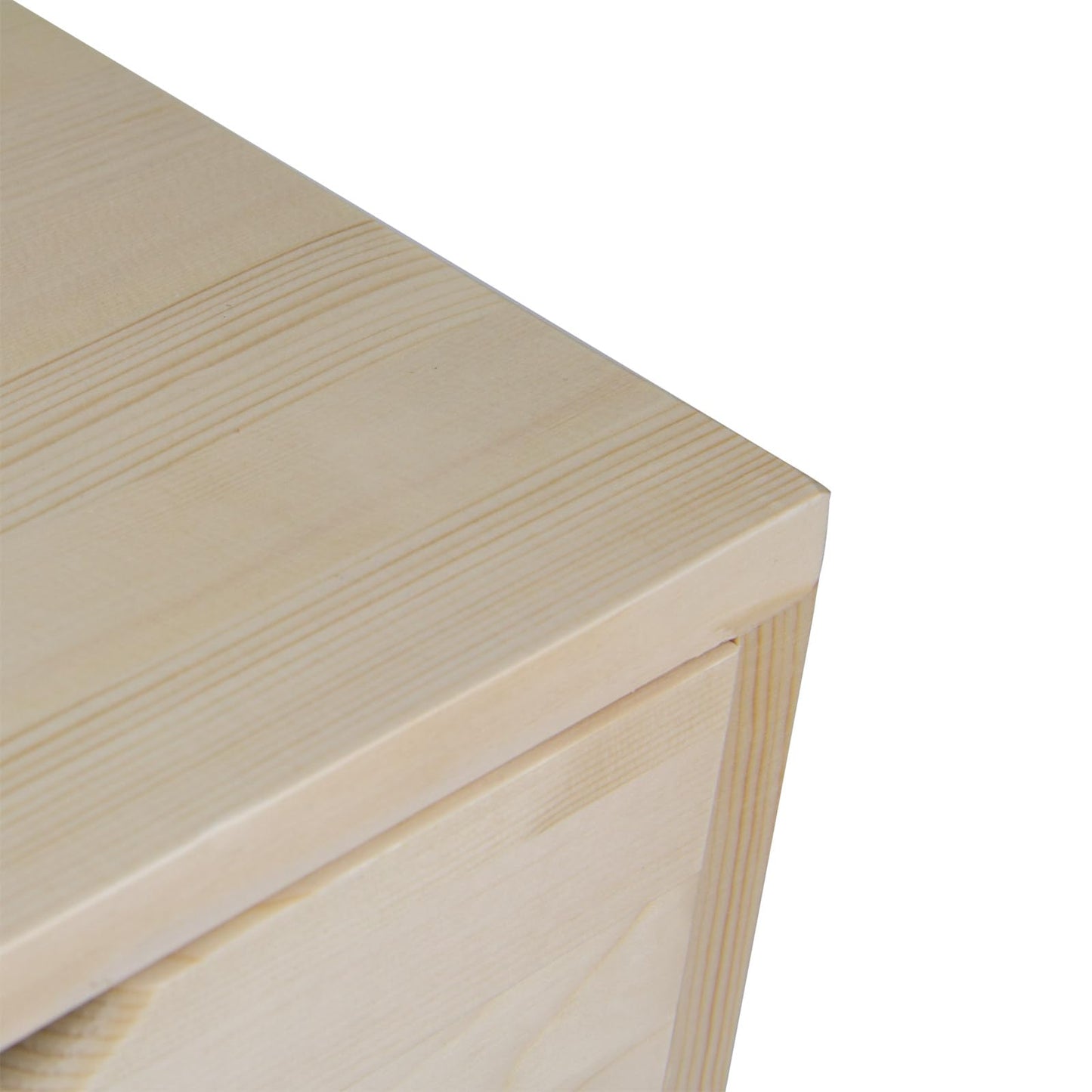 Wooden drawer box, wooden storage box, drawer cabinet with 4 drawers.