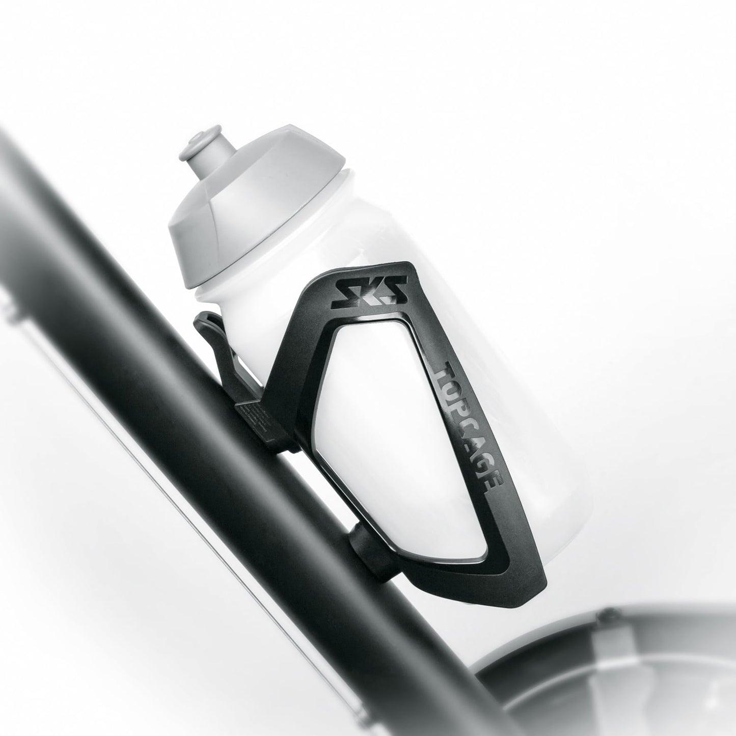 SKS Germany DUAL SC RH Bottle Holder for Bikes & TOPCAGE Black Bottle Holder for Bikes