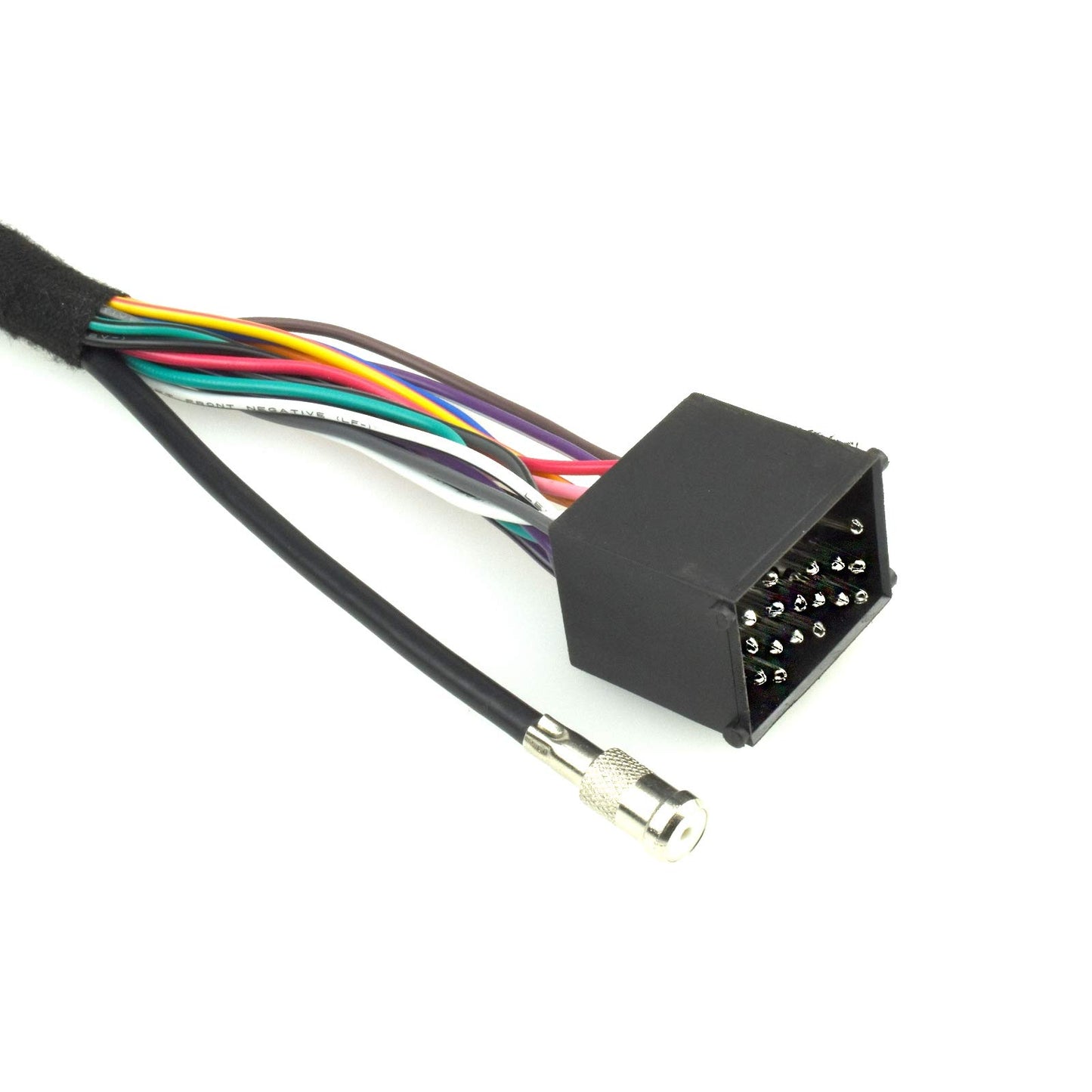 Maxxcount 17-pin round pins extension cable 6.5m compatible with BMW 3 E46, 5 E39, X5 E53 approx. 1995-2001 (including antenna extension to DIN, I-Bus, and antenna remote control)