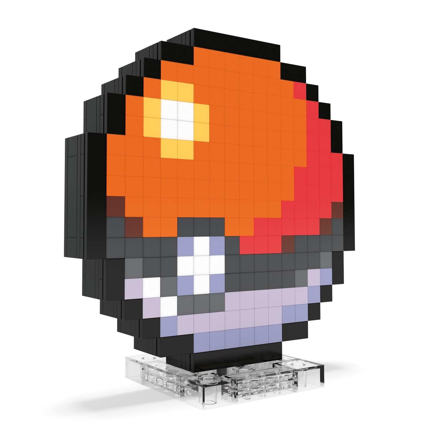 MEGA Pokémon action figure building toy, Pokéball with 381 pieces, approximately 15 cm tall, for collectors, JGG71.