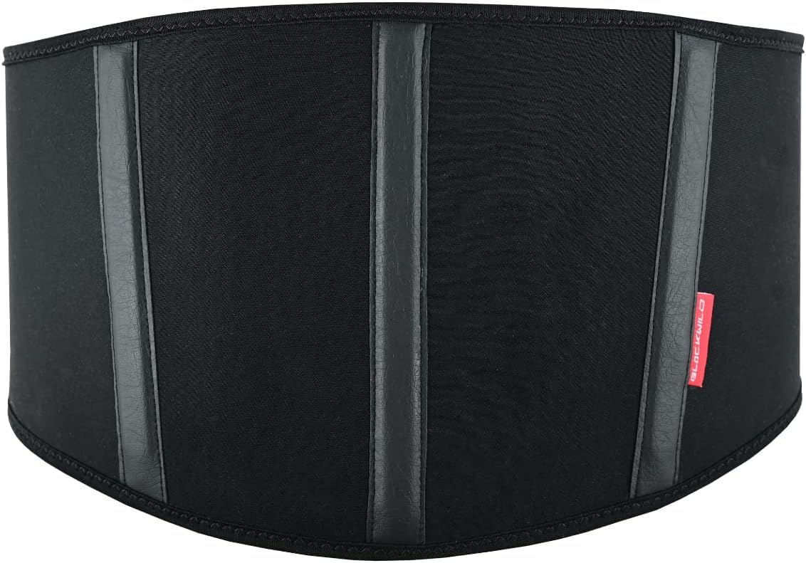 BLACKWILD Kidney Belt Motorcycle Neoprene | Kidney warmer lumbar support made of neoprene For effective stabilization | Kidney belt motorcycle men and women (M = 90-100cm waist circumference)